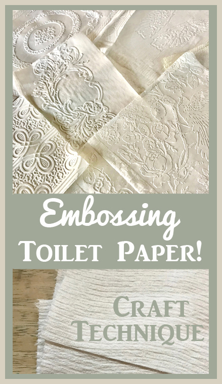 Embossing Toilet Paper Technique
