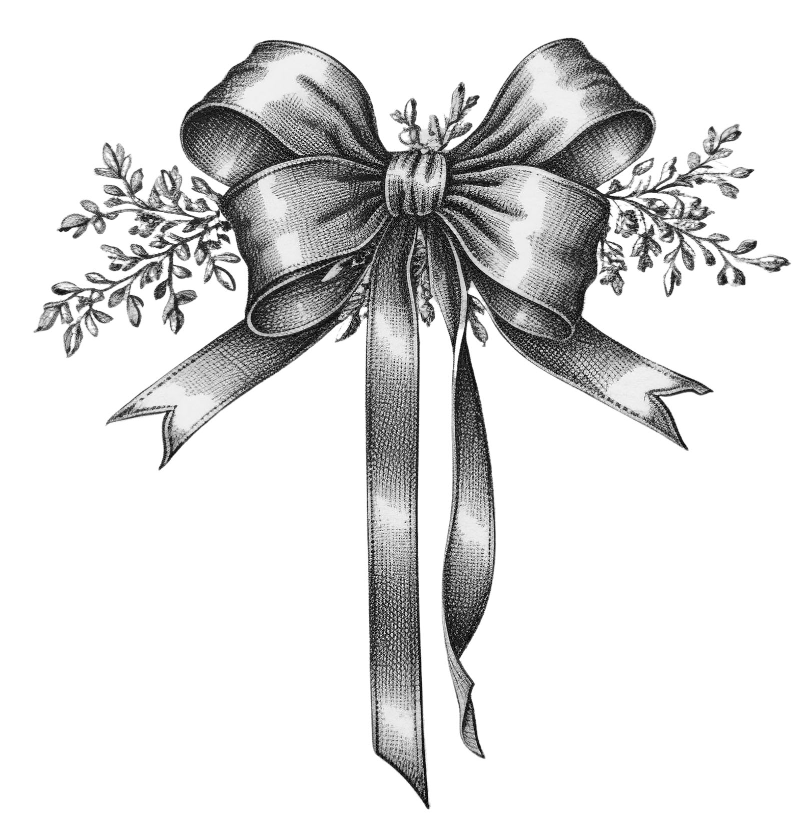 ribbon with leaves