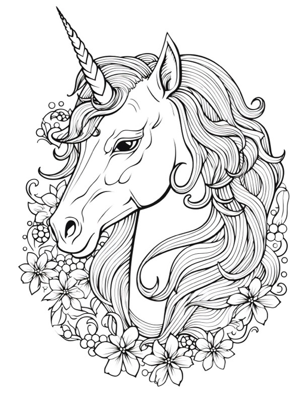 15 Unicorn Coloring Pages! The Graphics Fairy