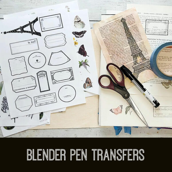 Blender Pen Transfers Craft Tutorial