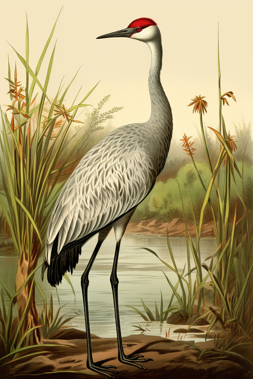 Bird in Marsh