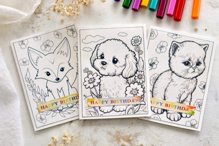 Printable Birthday Cards for Kids! - The Graphics Fairy