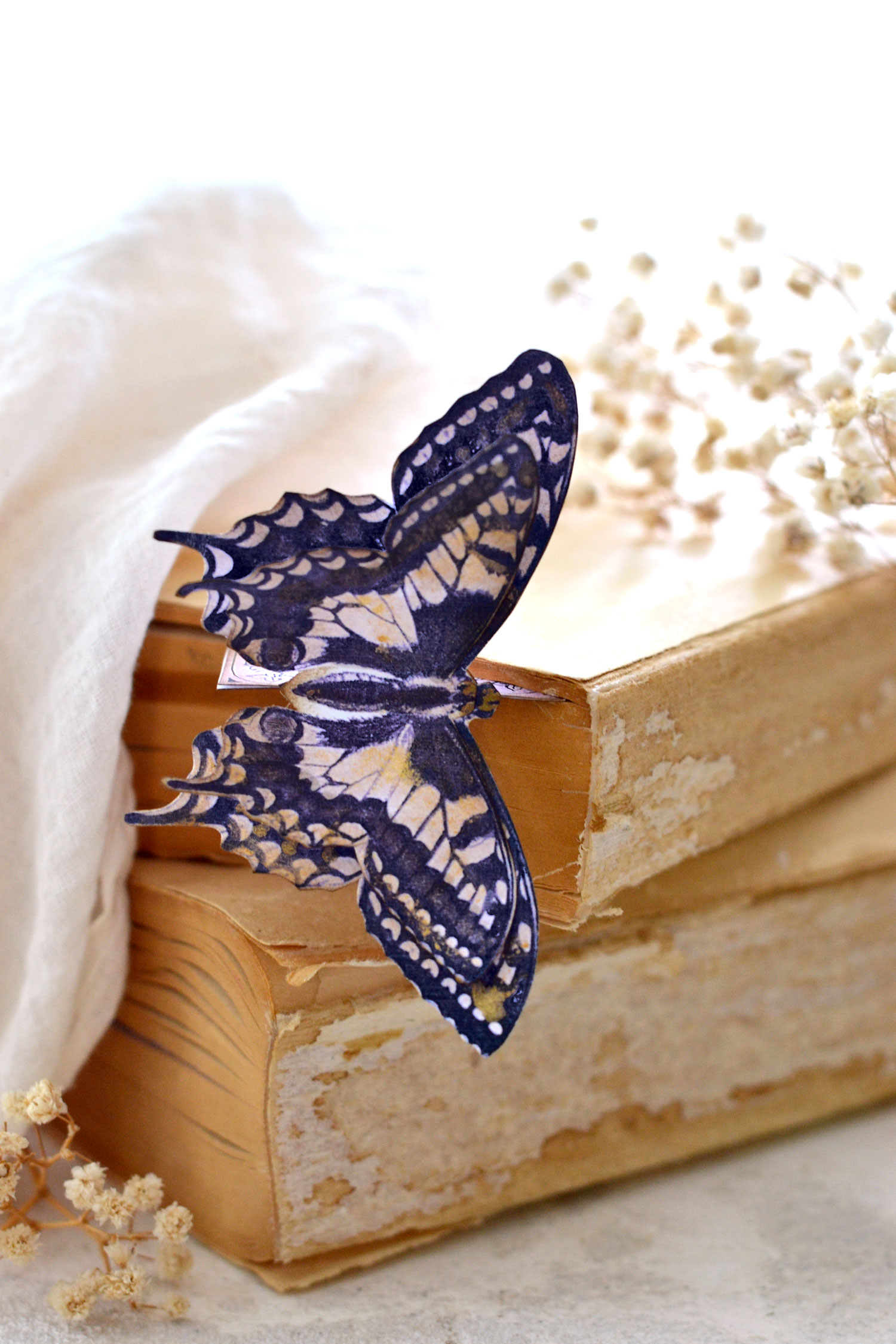 double butterfly bookmark