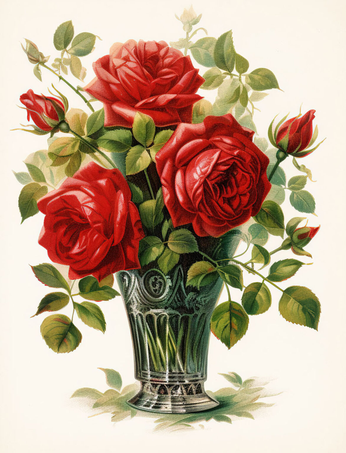 12+ Red Rose Images - Pictures and Printables! - The Graphics Fairy