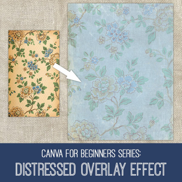 Canva for Beginners: Distressed Overlay Effect Tutorial