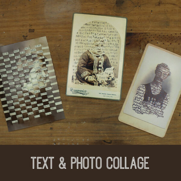 Text and Photo Collage Craft Tutorial
