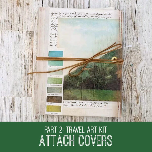 Travel Art Kit Tutorial Part 2 Attach Covers