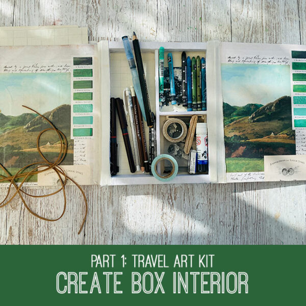 Travel Art Kit Part 1 Create Box Interior Tutorial