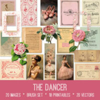 vintage The Dancer ephemera bundle