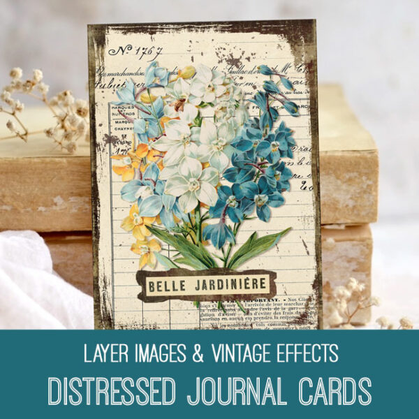 Distressed Journal Cards PSE Tutorial