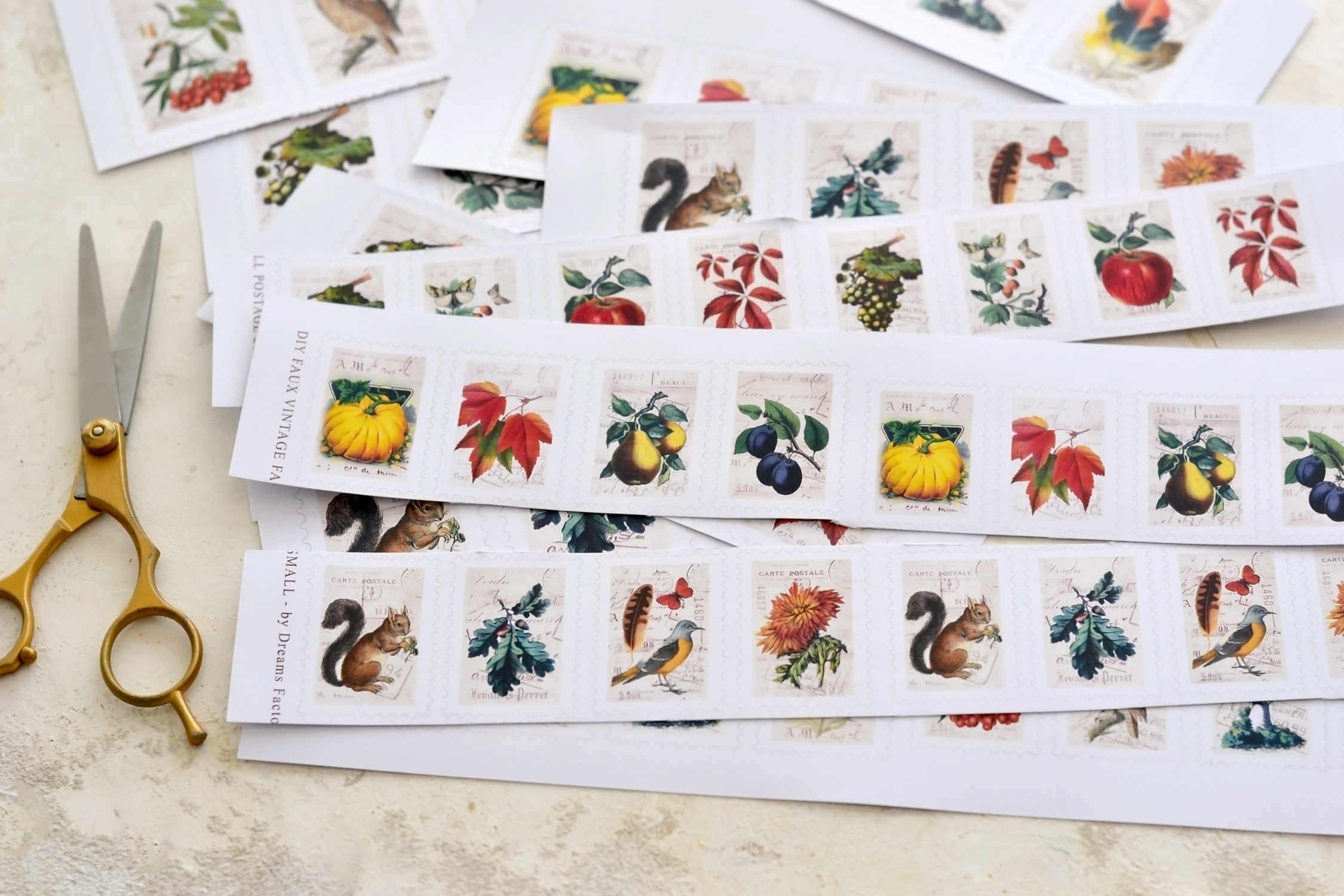 Stamps  Victoria Alphabet – Freckled Fawn