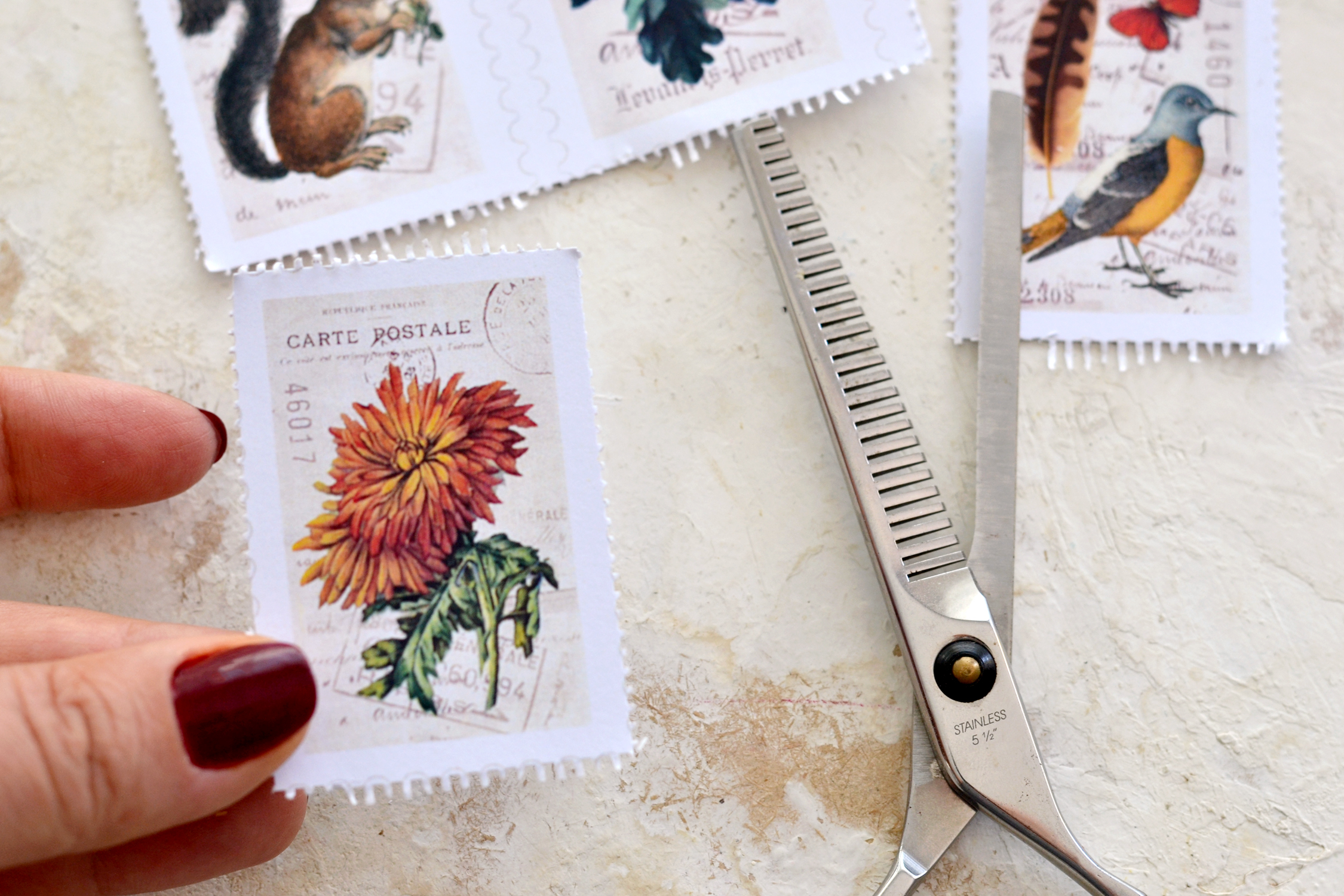 Vintage Postage Stamps Printables – {Antique Graphics Wednesday}