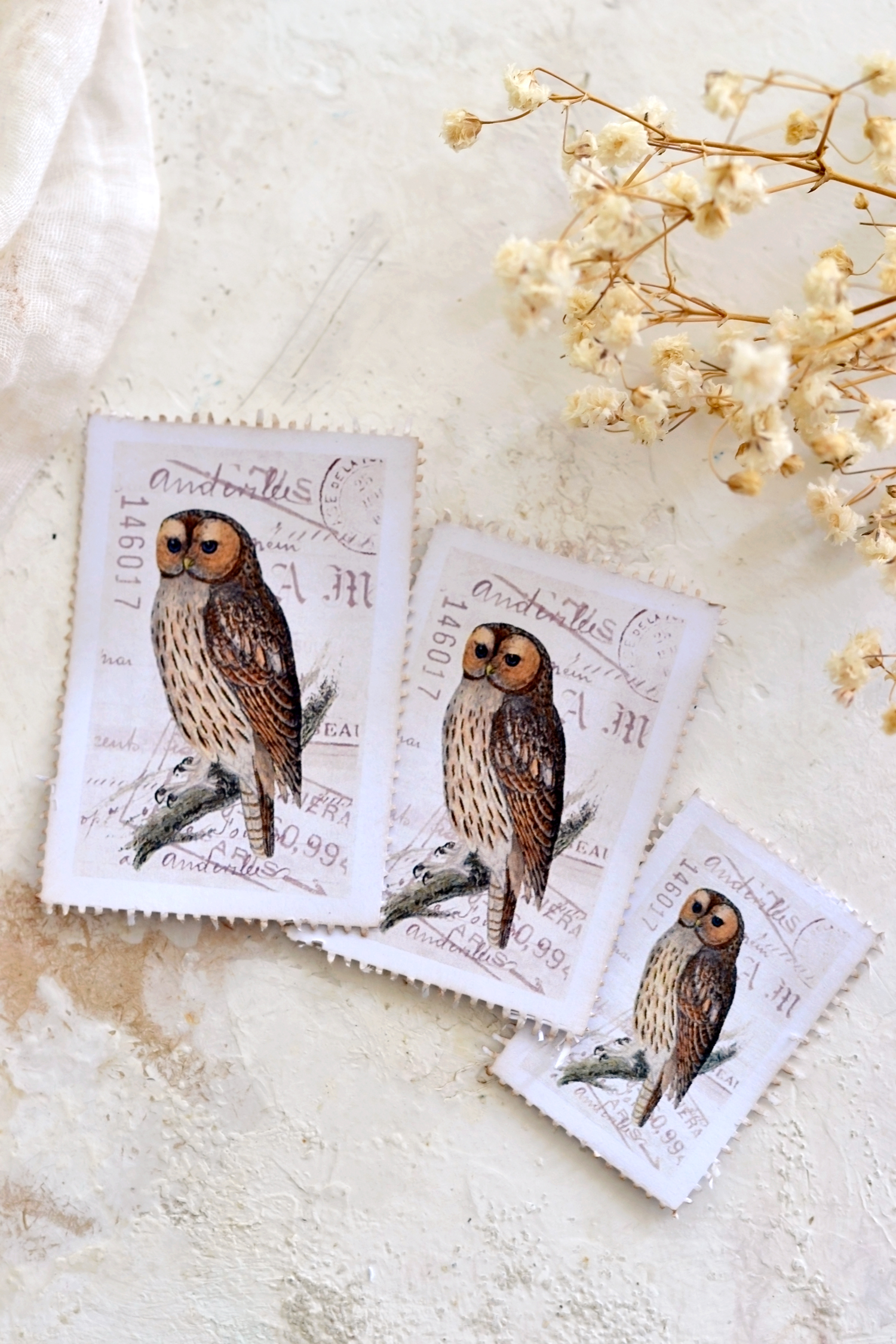 DIY Vintage Postage Stamps + free printable - Dreams Factory