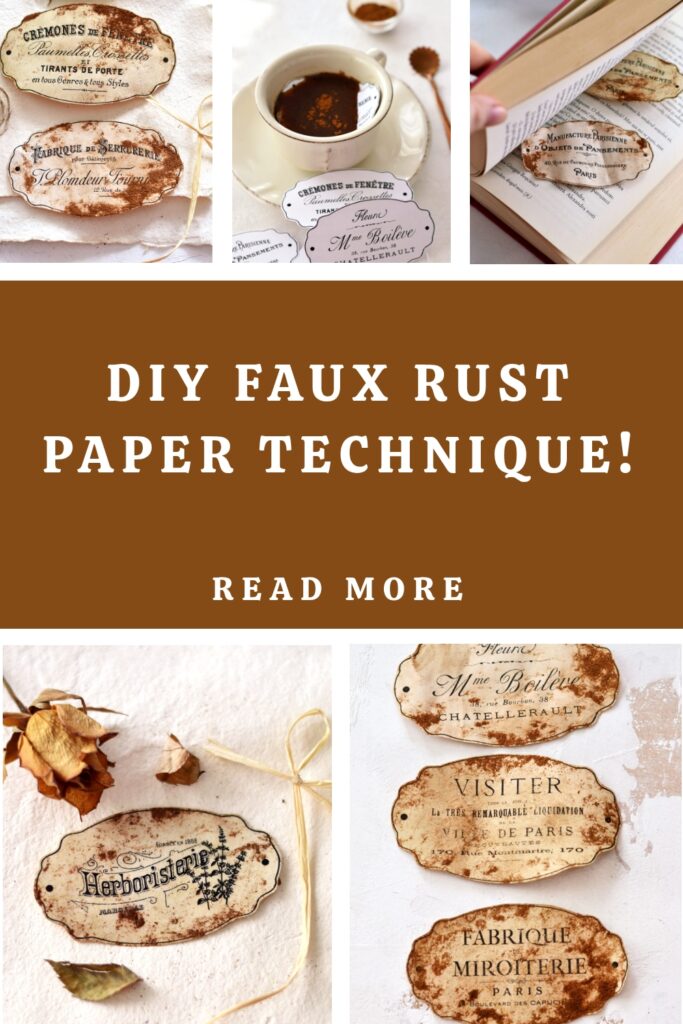 How to Rust paper pin