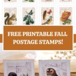 Fall Faux Postage Stamps