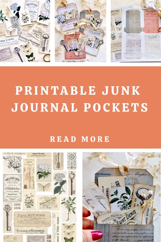 Printable Junk Journal Pockets Pin Image