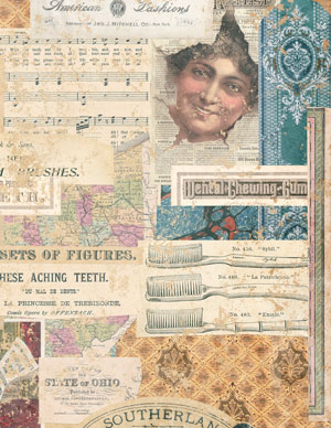 The Dentist printable Collage Paper