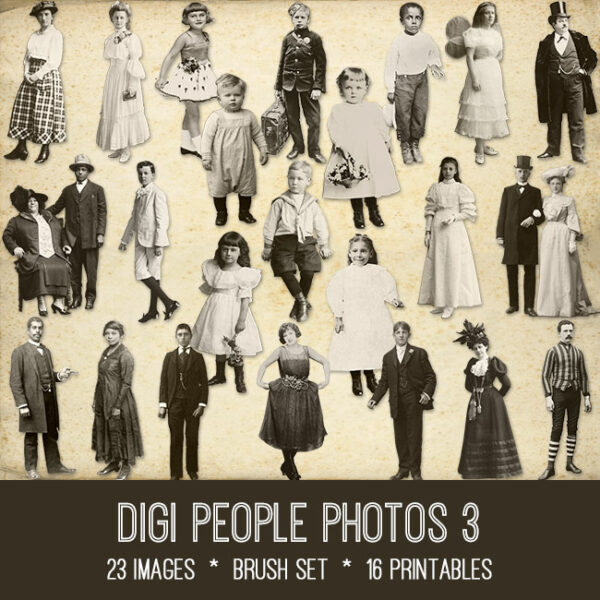 Digi People Photos 3 ephemera vintage images