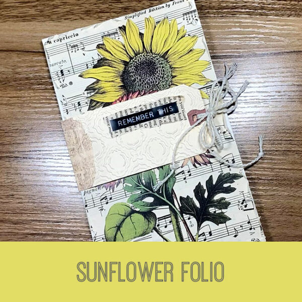 Sunflower Folio Craft Tutorial