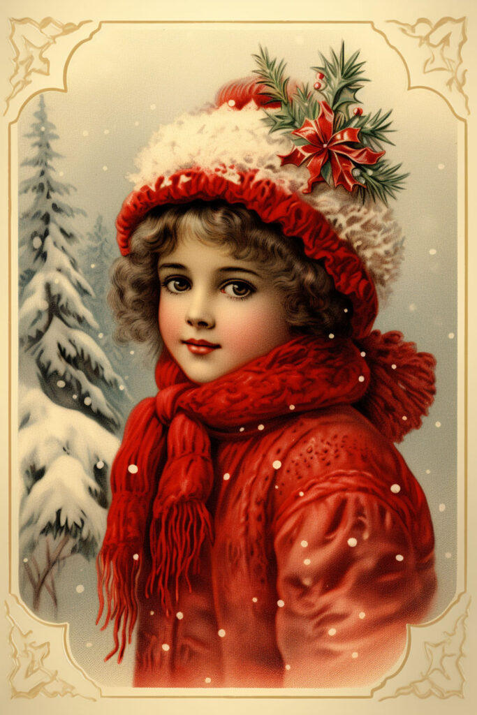 23 Christmas Girl Images! - The Graphics Fairy