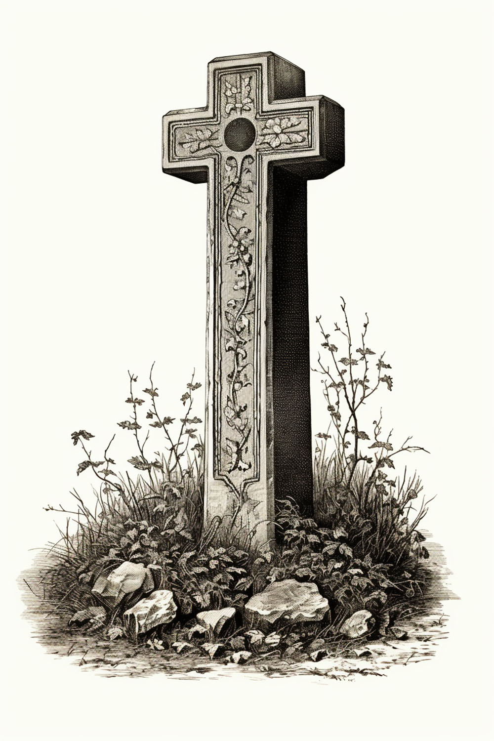 Cross stone