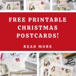 Free Printable Christmas Postcards Pin