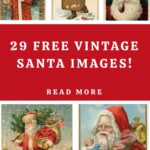 Free Vintage Santa Images Pin