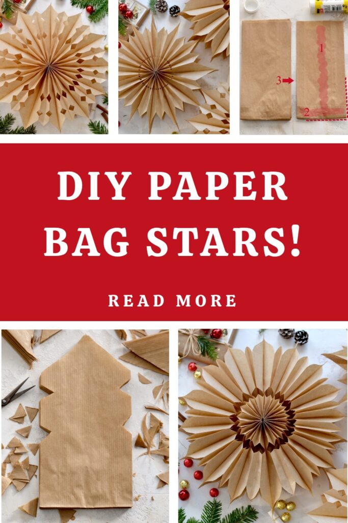 DIY Paper Bag Stars