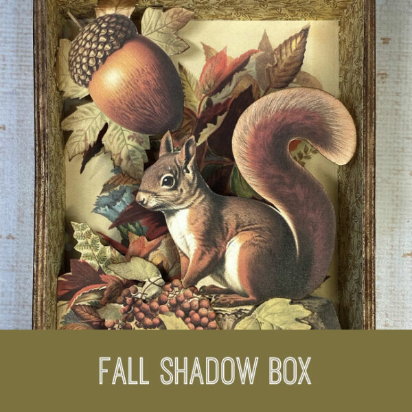 Fall Shadow Box Craft Tutorial