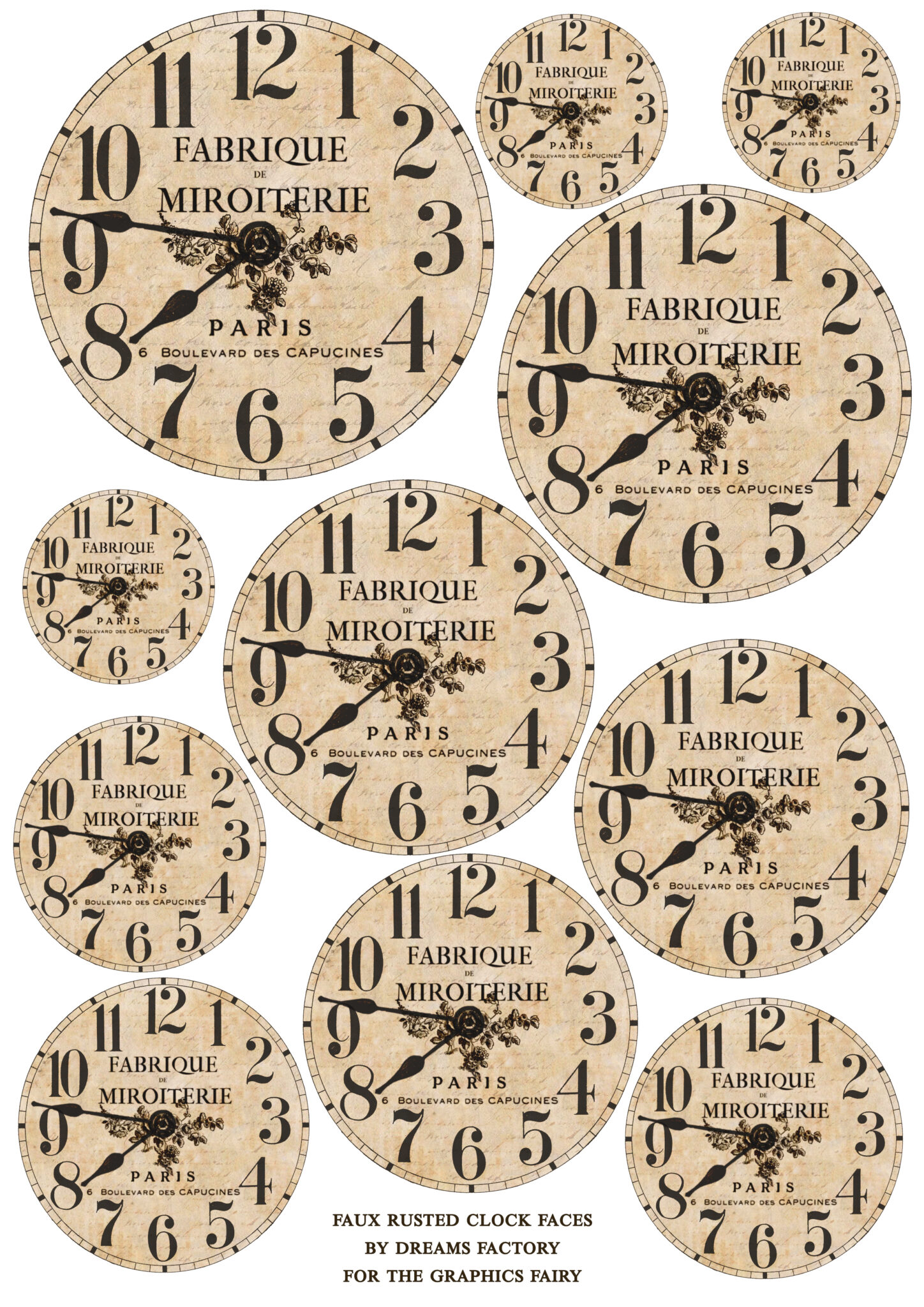 Clock Face Craft! - The Graphics Fairy