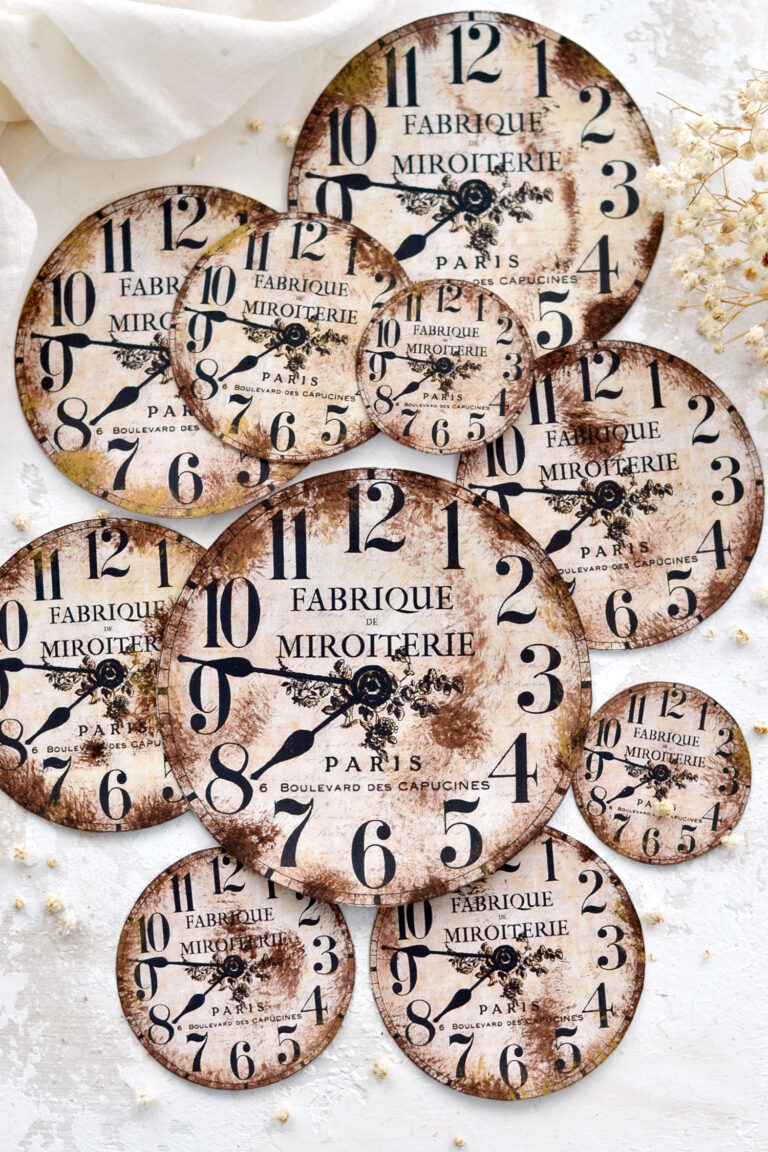 Clock Face Craft! - The Graphics Fairy