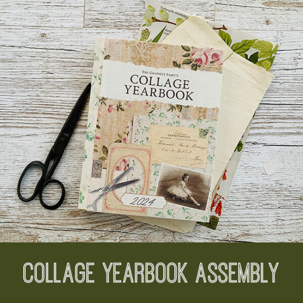 Collage Yearbook Assembly Craft Tutorial