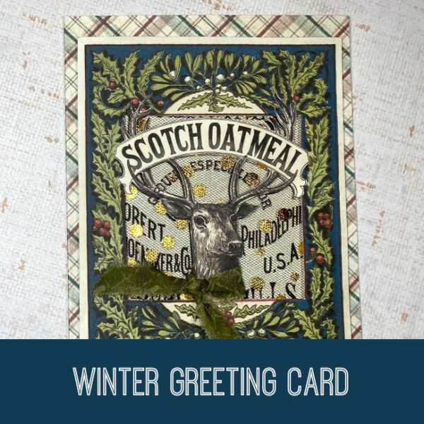 Winter Greeting Card Craft Tutorial