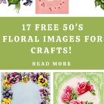 50's florals for Crafts Pin