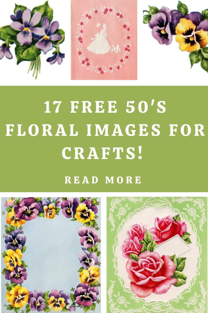 50's florals for Crafts Pin