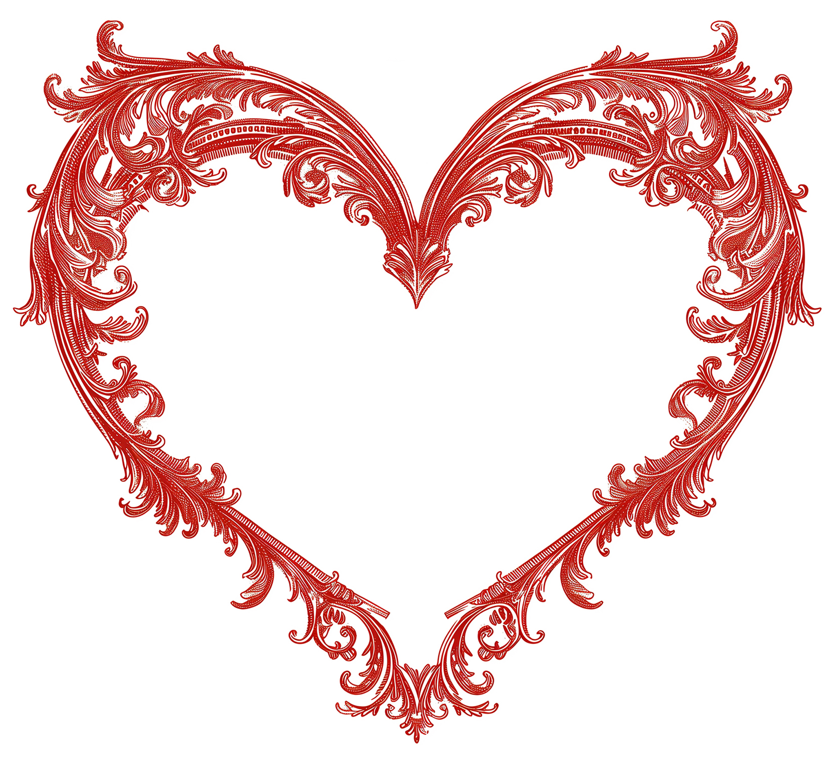 8 Sheets Love Heart Stickers Heart Shape Decorative Sticker For