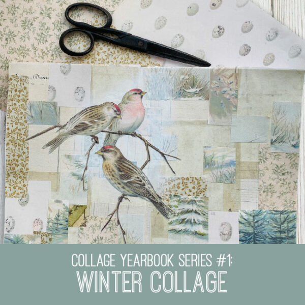 Winter Collage Craft Tutorial