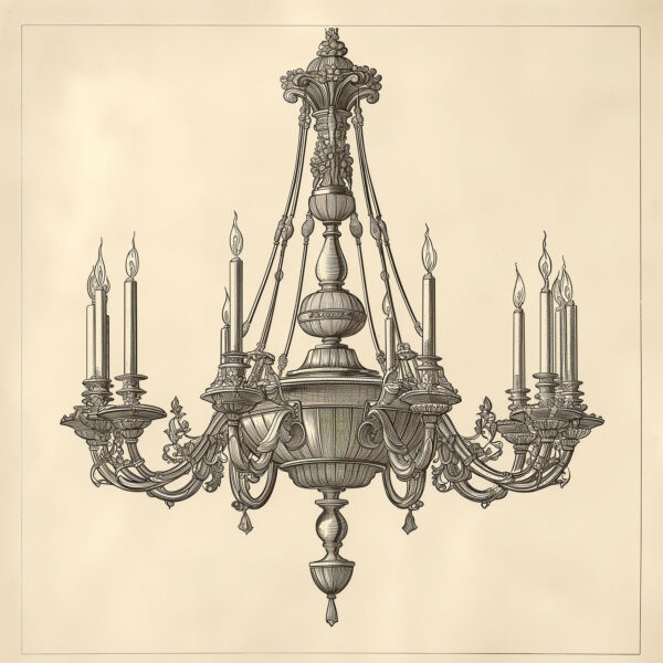 8 Chandelier Images - Free Clipart! - The Graphics Fairy