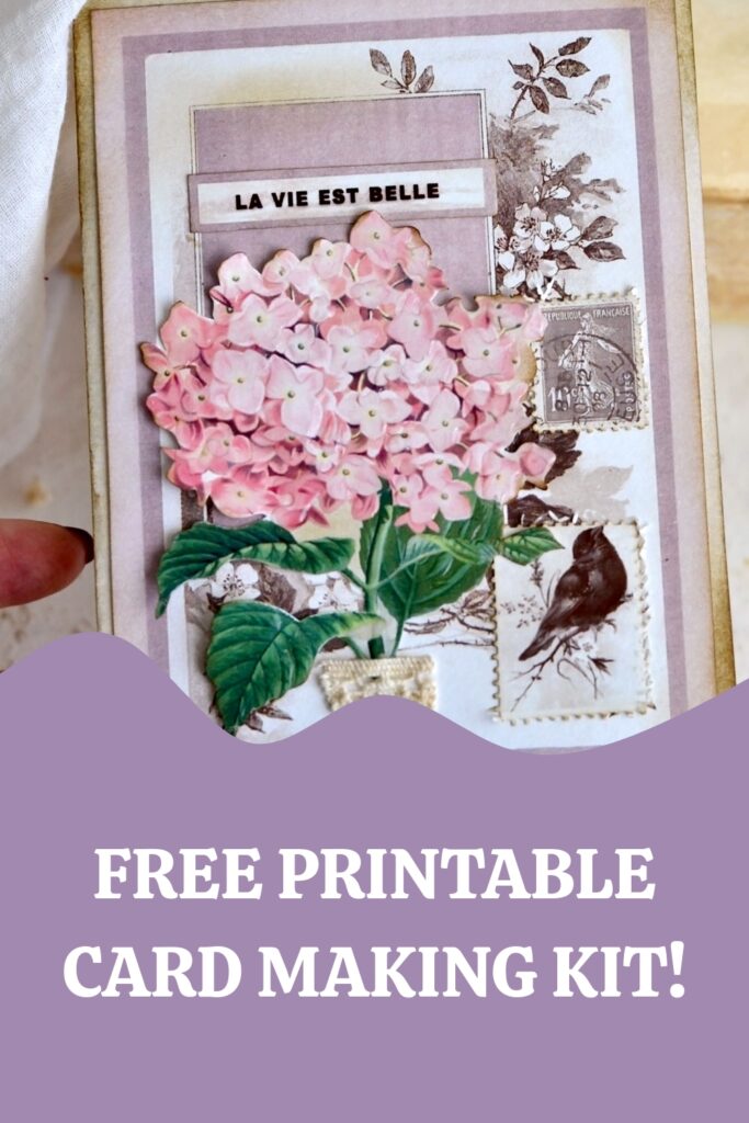 Free Printable Card Kit Pin