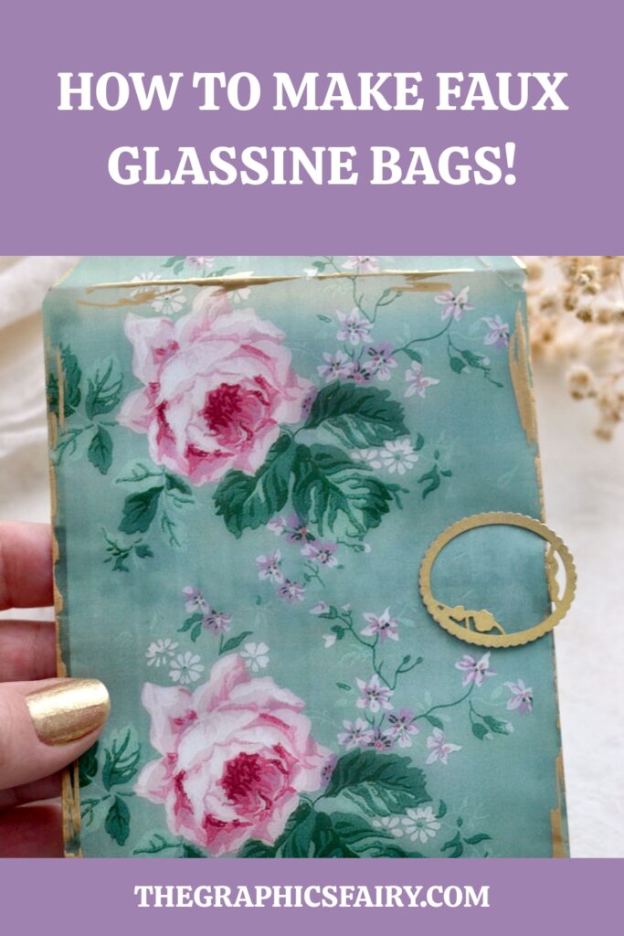 DIY Glassine Bags Craft Pin