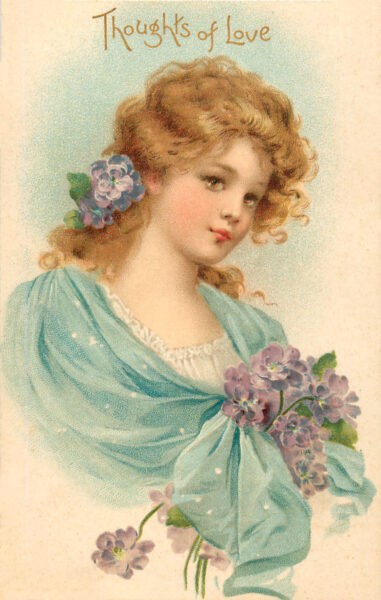 9 Vintage Valentine Lady Images! - The Graphics Fairy