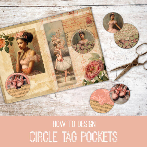 Circle Tag Pockets PSE Tutorial