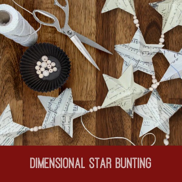 Dimensional Star Bunting Craft Tutorial