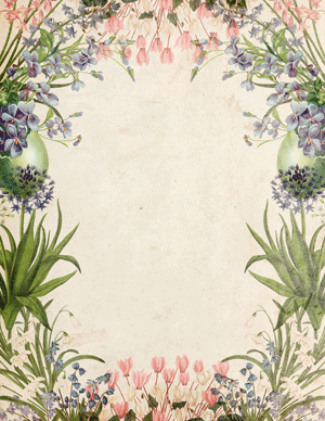 Spring Florals printable notepaper