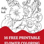 Free Printable Floral Coloring Pages Pin