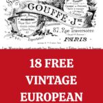 Free Vintage Euro Transfers