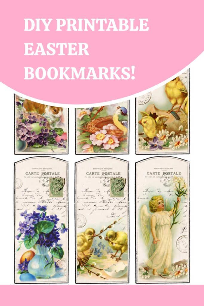DIY Easter Printable Bookmarks