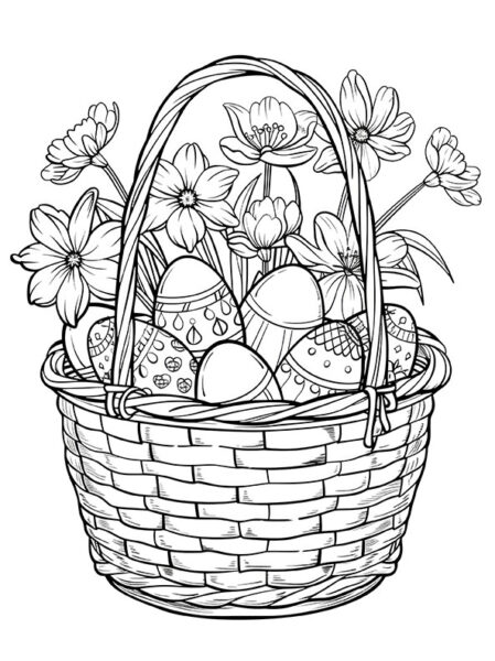 12+ Easter Pictures to Color! - The Graphics Fairy