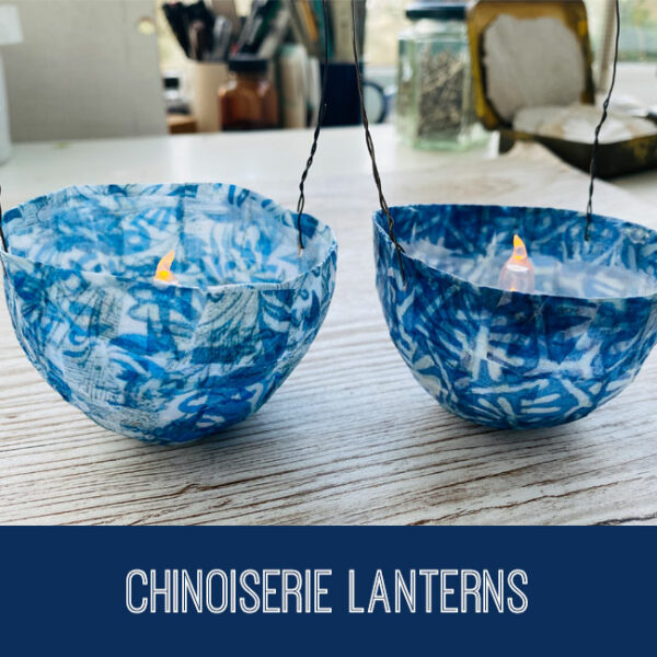 DIY Chinoiserie Lanterns Craft Tutorial