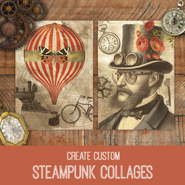 Steampunk Collages PSE Tuturial